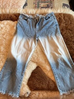 Denim capris